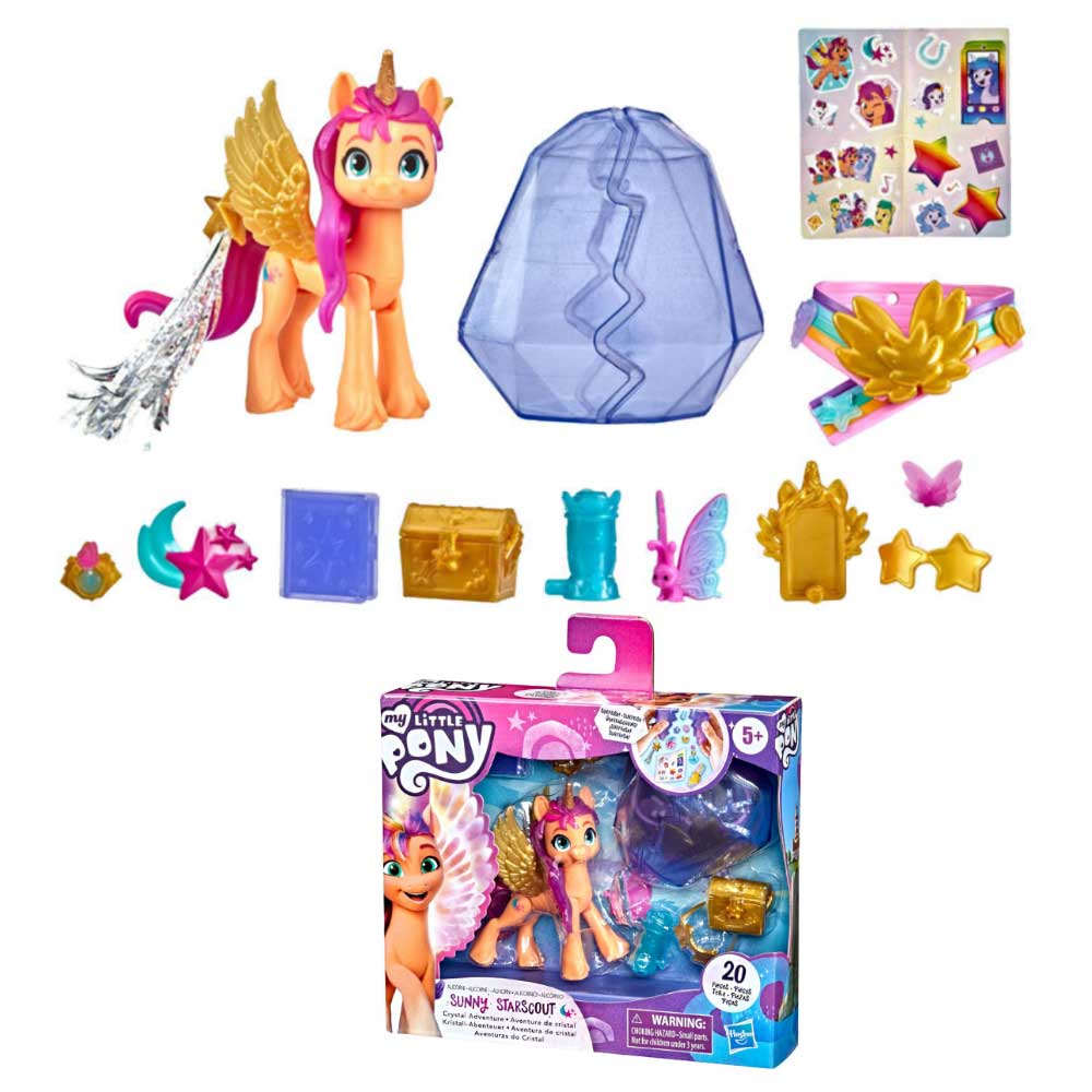 MLP CRYSTAL ADVENTURE PONIES SUNNY