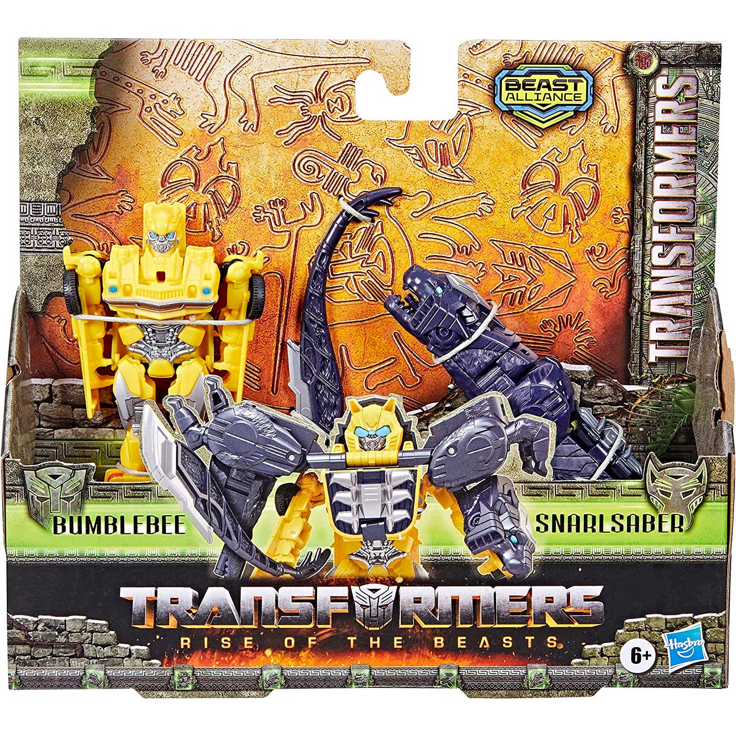 Transformers: Rise of The Beasts Combiners 2-Pack Bumblebee & Snarlsaber