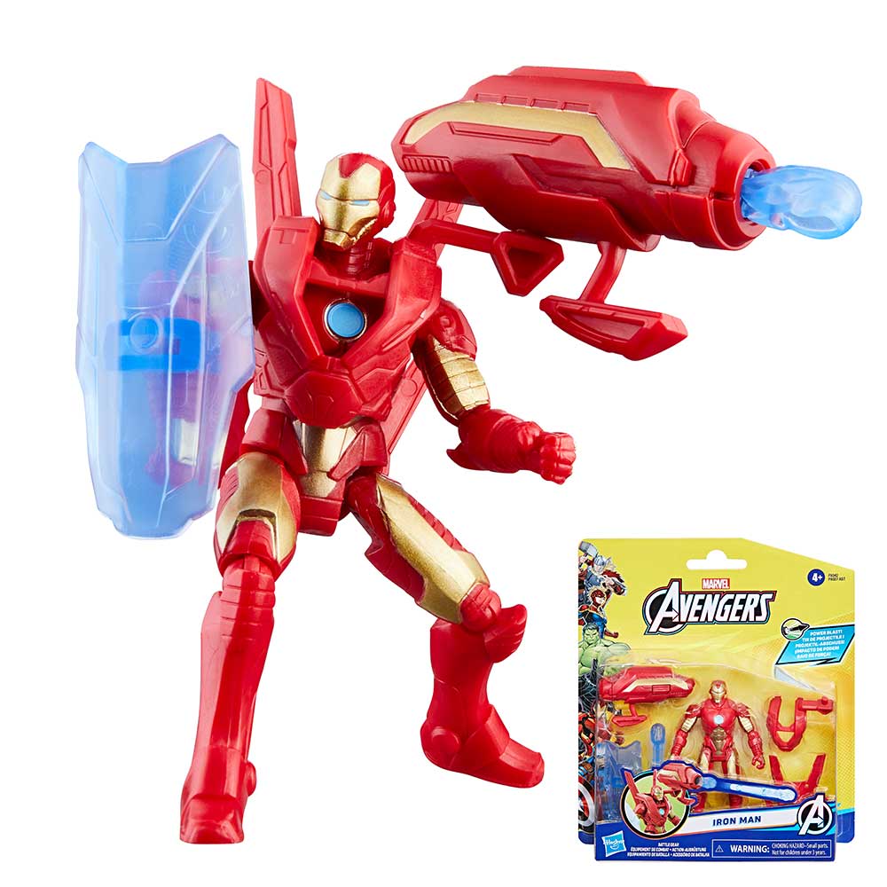AVN 4IN IRON MAN BATTLE GEAR FIGURE