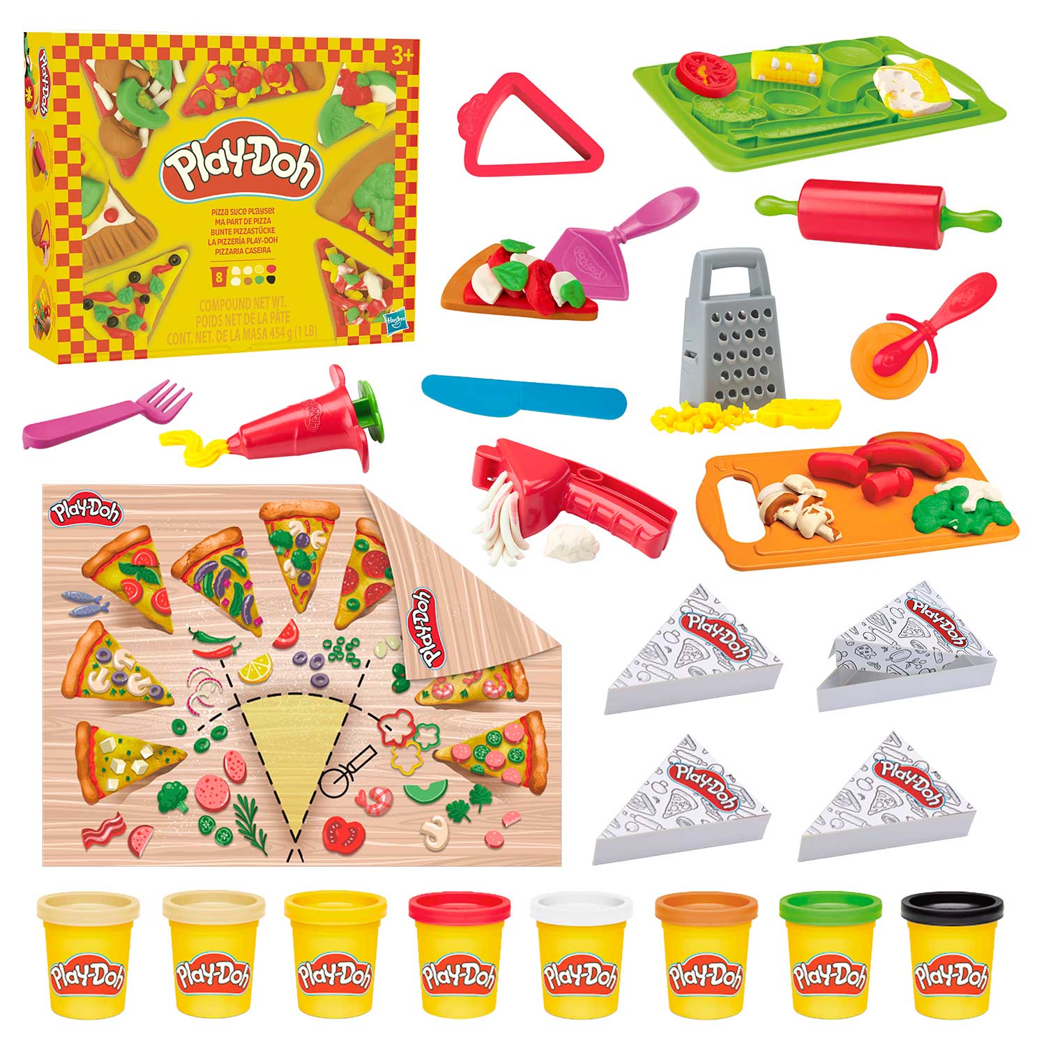 PlayDoh PIZZA SLICE PLAYSET