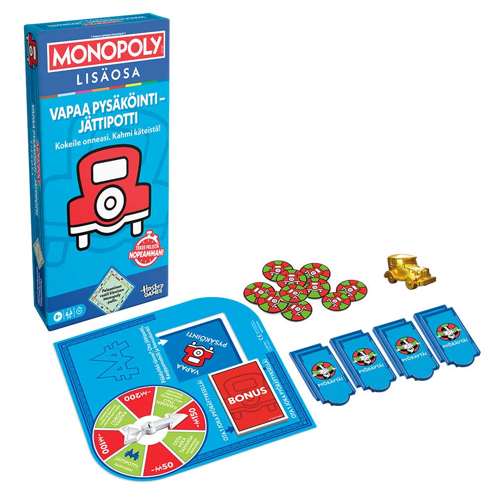 MONOPOLY FREE PARKING JACKPOT
