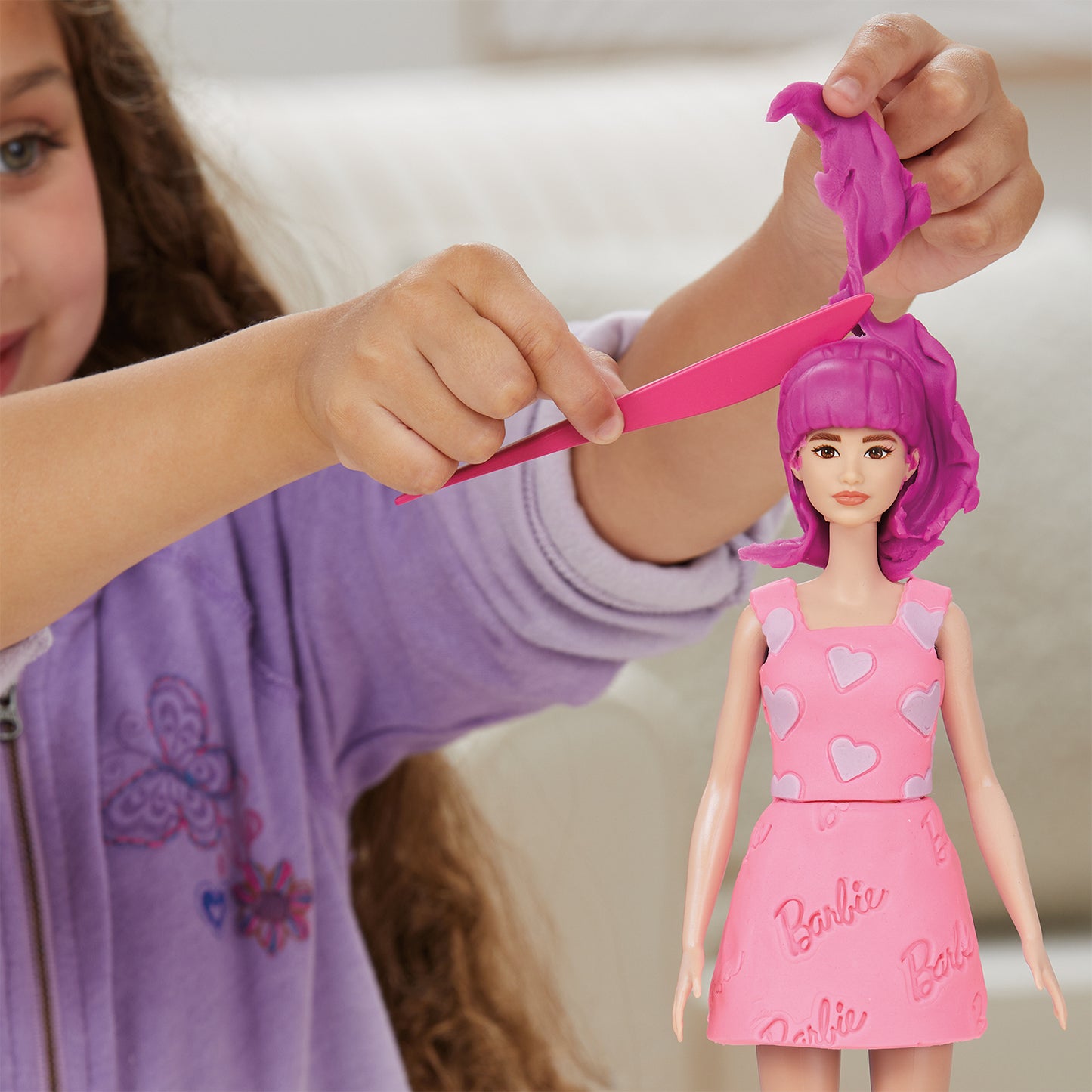 PlayDoh BARBIE HEARTS AND HAIR