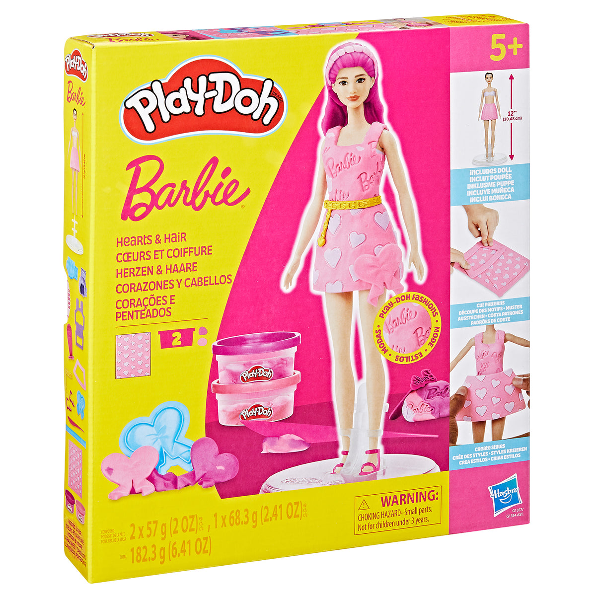 PlayDoh BARBIE HEARTS AND HAIR