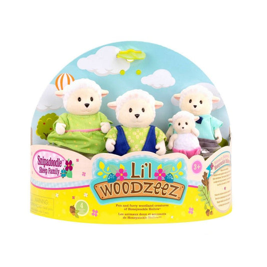 Li'l Woodzeez The Snipadoodles Sheep Family with Storybook