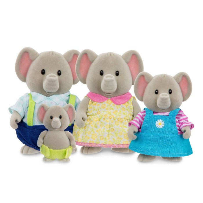 Li'l Woodzeez The Oliphant Elephant Family with Storybook