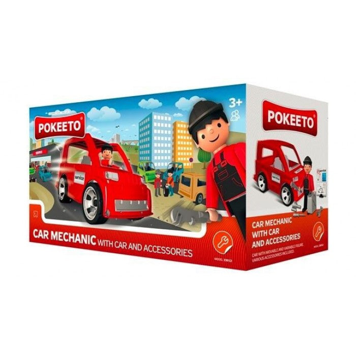 Pokeeto Car Mechanic with Car and Accessories