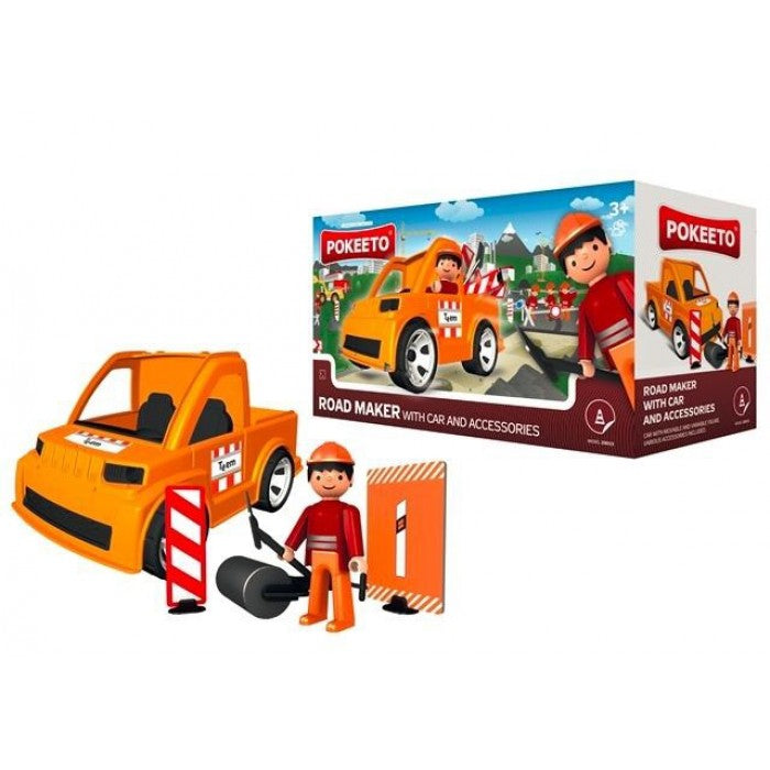 Pokeeto Road Maker with Car and Accessories