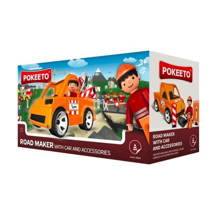 Pokeeto Road Maker with Car and Accessories