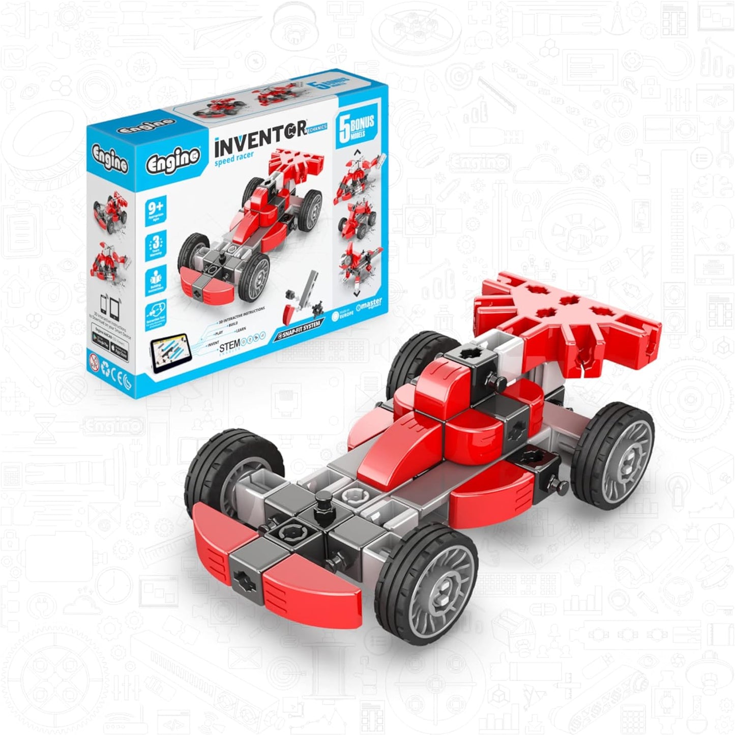 INVENTOR MECHANICS "speed racer" with 5 bonus models