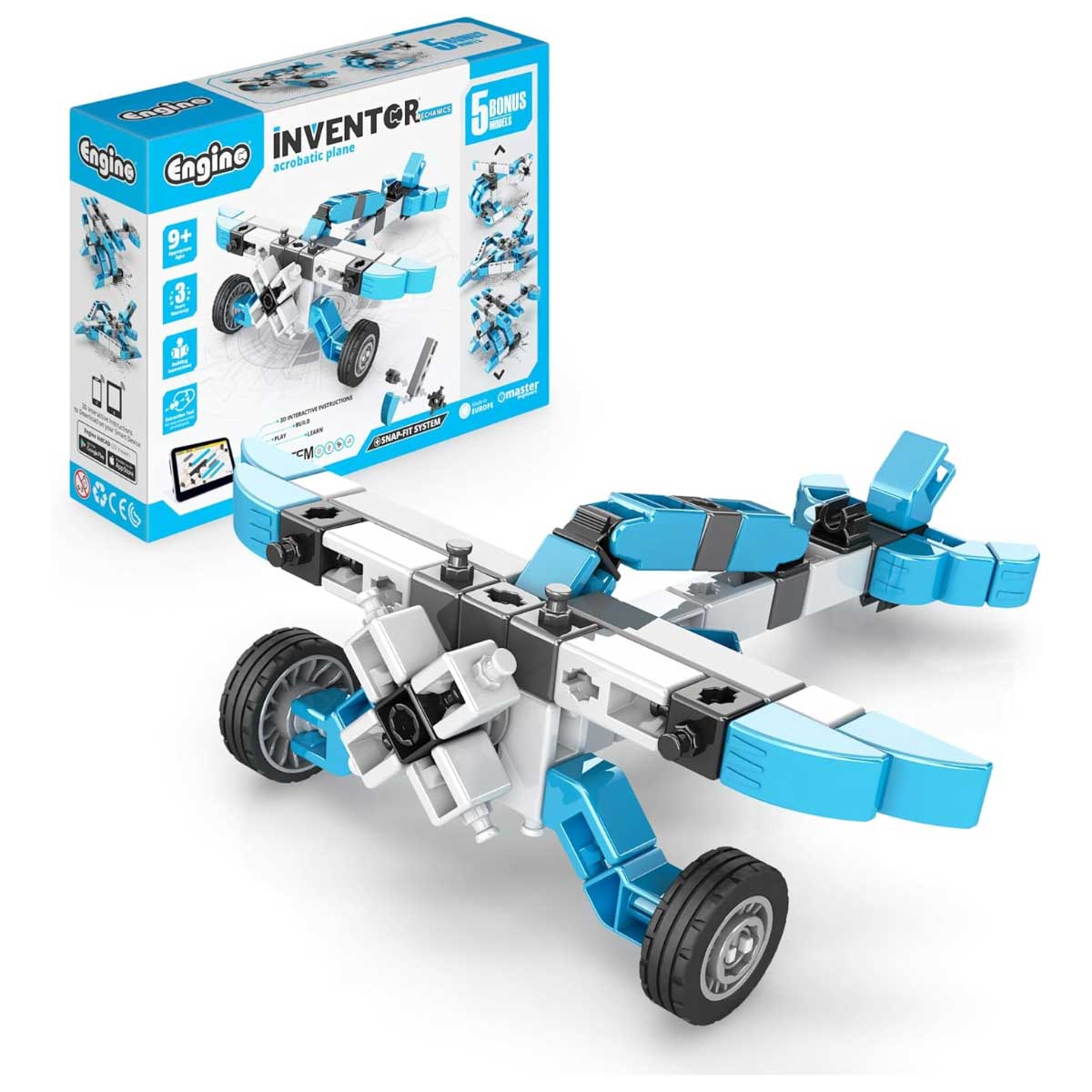 INVENTOR MECHANICS "acrobatic plane" with 5 bonus models