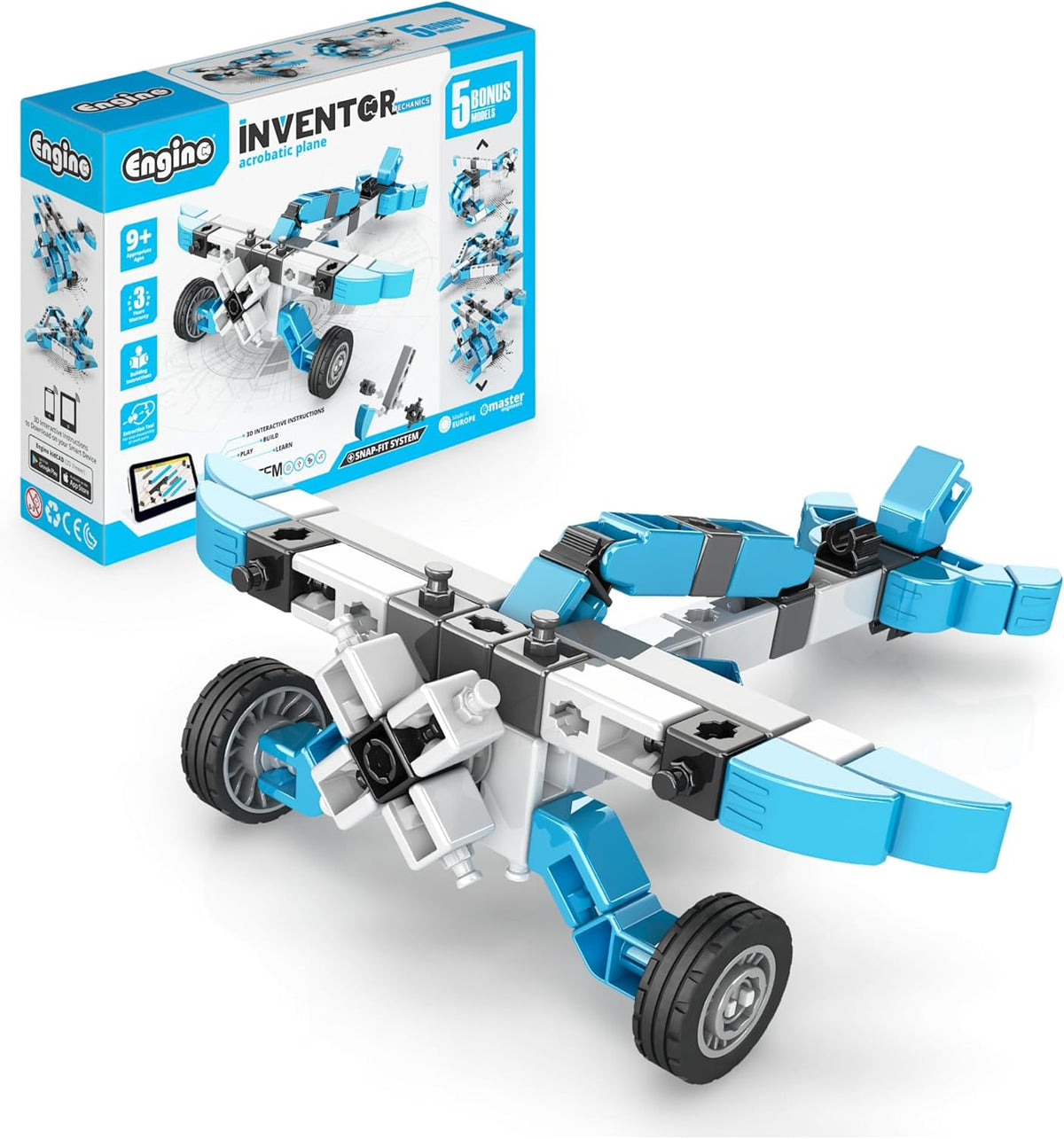 INVENTOR MECHANICS "acrobatic plane" with 5 bonus models