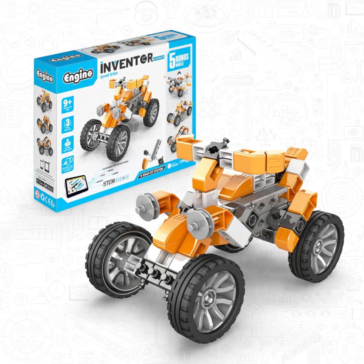 INVENTOR MECHANICS "quad bike" with 5 bonus models