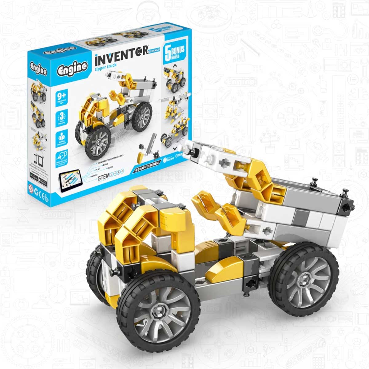 INVENTOR MECHANICS "tipper truck" with 5 bonus models