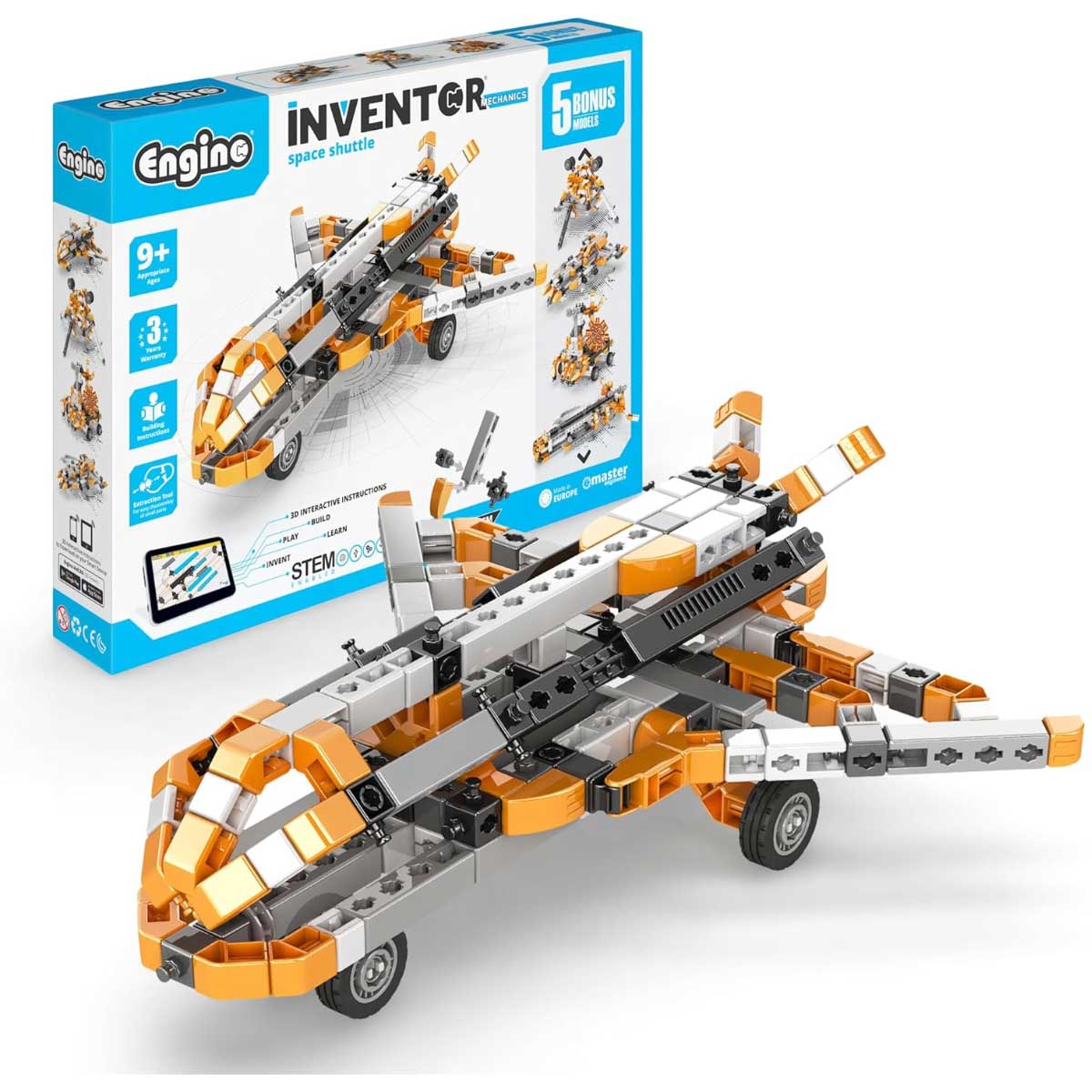INVENTOR MECHANICS "space shuttle" with 5 bonus models