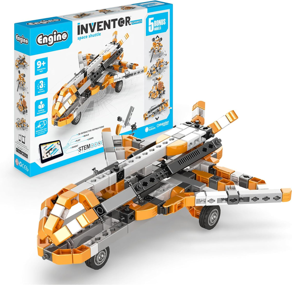 INVENTOR MECHANICS "space shuttle" with 5 bonus models
