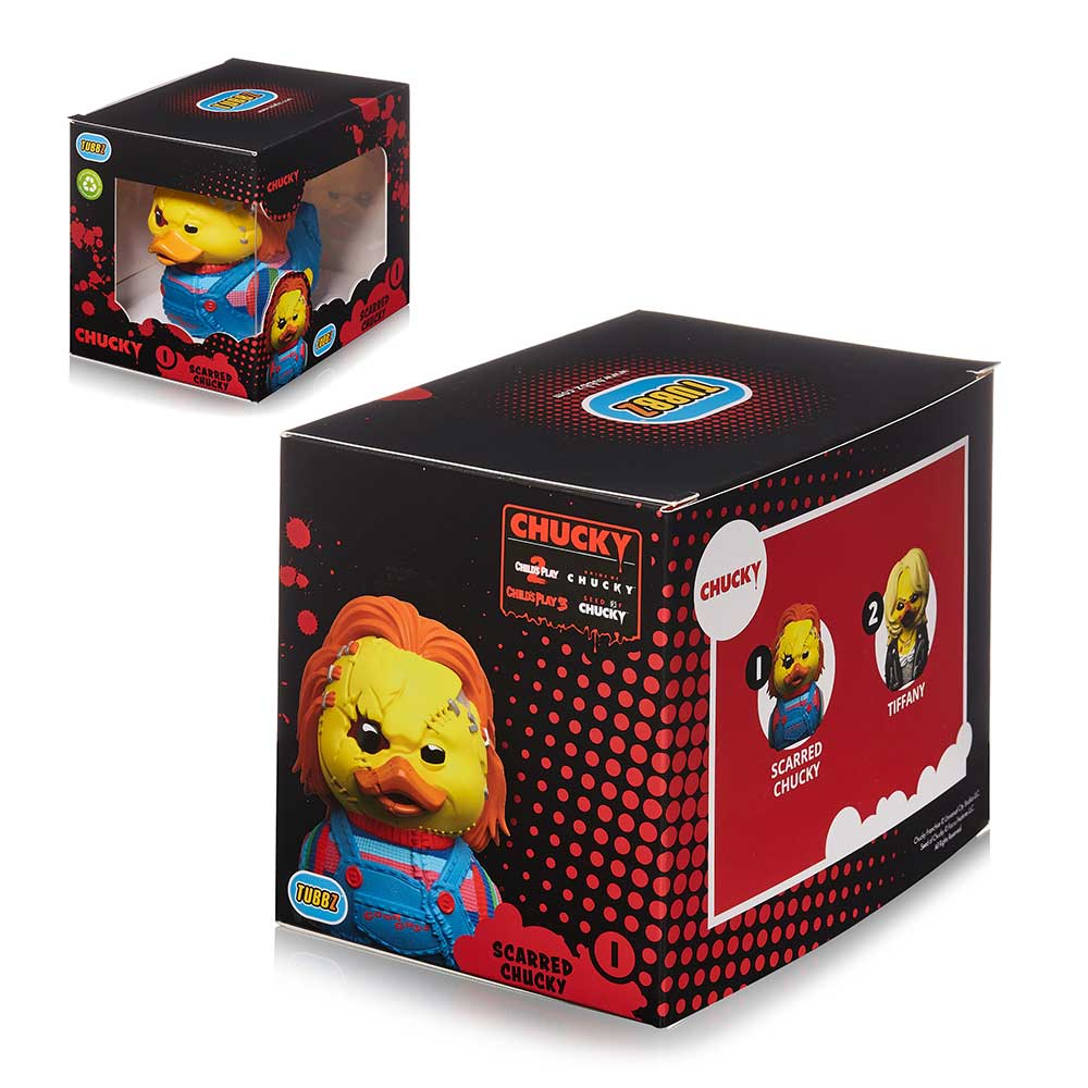 Childs Play Tubbz BOXED Chucky Scarred