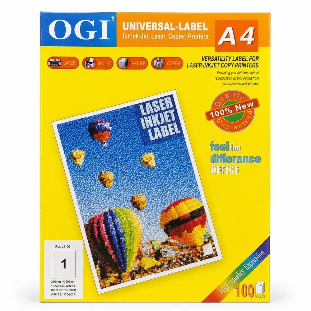 OGI LABEL 1 210X297 MM L11001 A4
