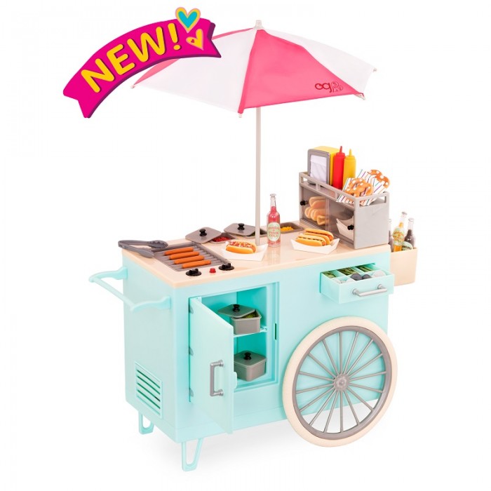 Our Generation Retro Hot Dog Cart