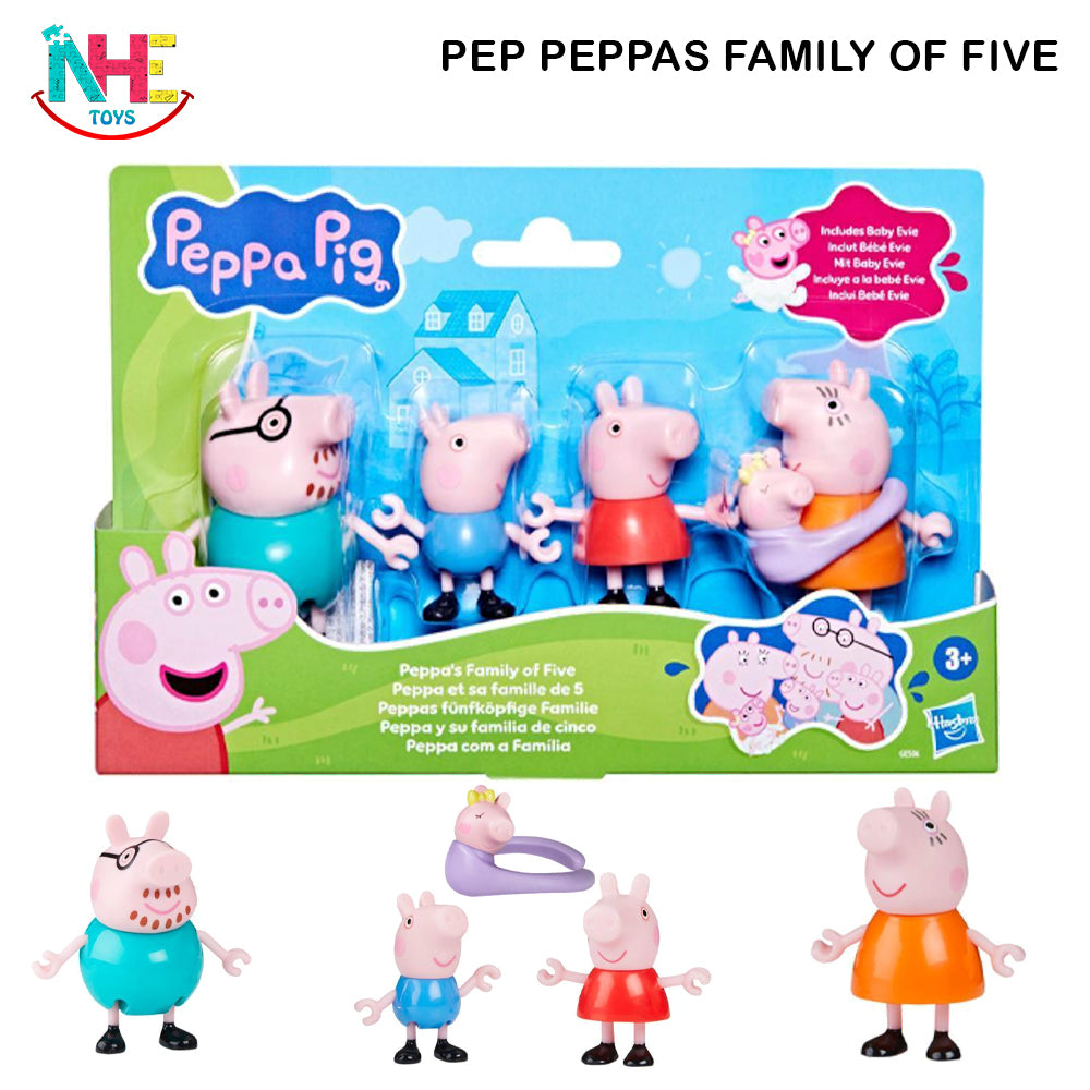 PEP PEPPAS FAMILY OF FIVE