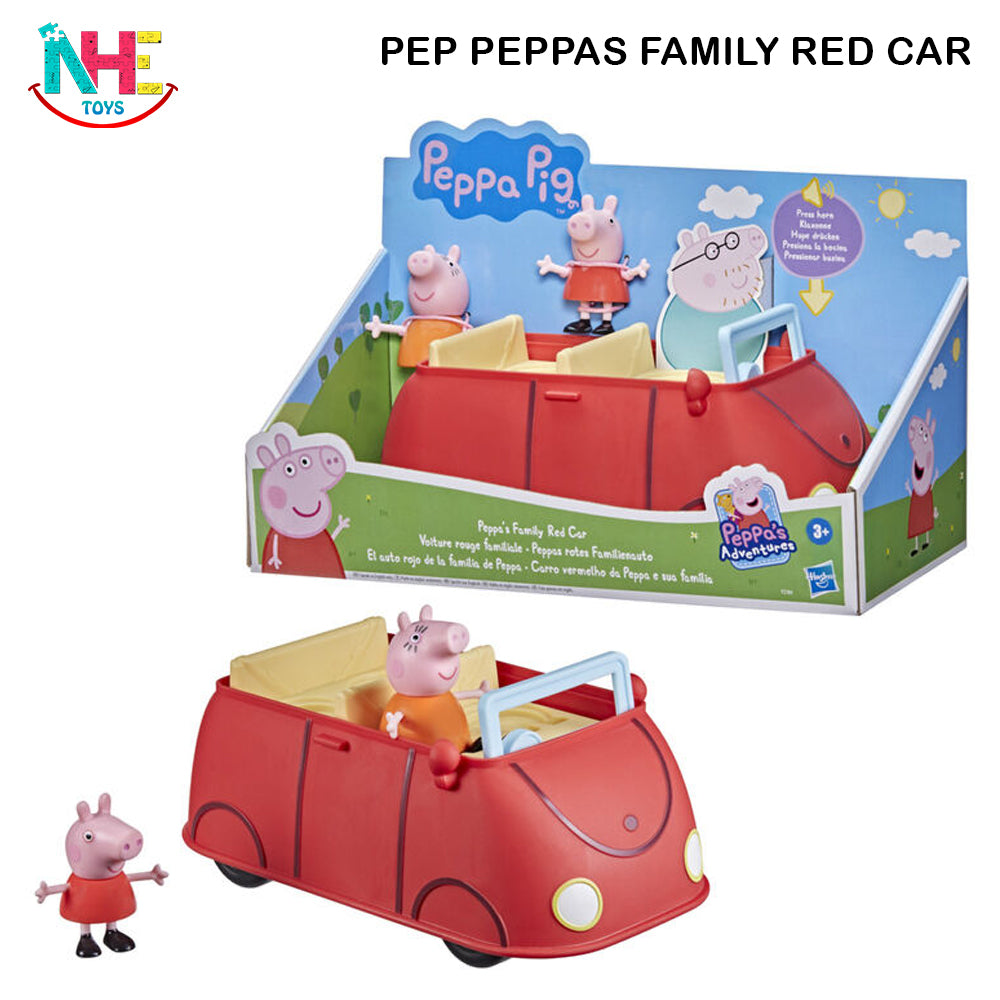 PEP PEPPAS FAMILY RED CAR