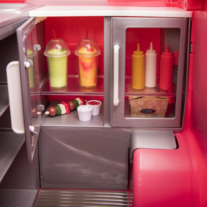 Our Generation Grill to Go Food Truck Pink
