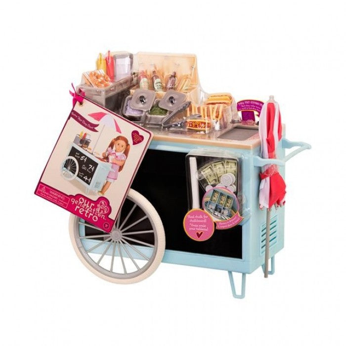 Our Generation Retro Hot Dog Cart