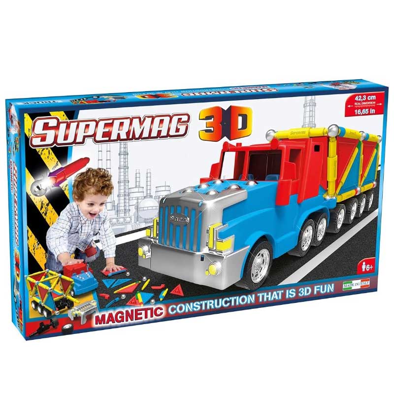 SUPERMAG 3D TRUCK - 126 Pieces