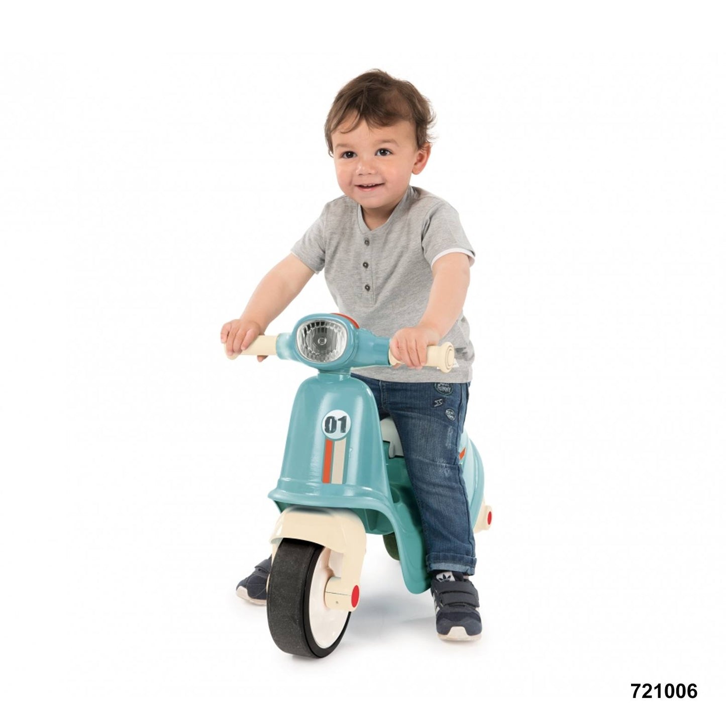 SMOBY - SCOOTER RIDE-ON BLUE