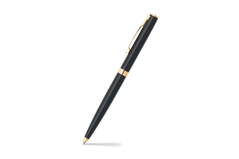 Sheaffer SAGARIS 94712 Gloss Black Ballpoint Pen With Gold Tone Trim