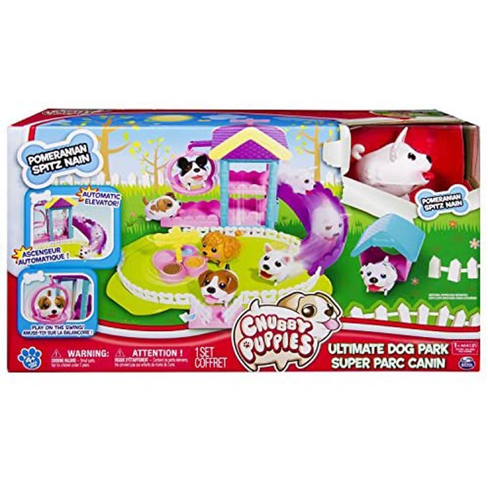 NEWBOY CHUBBY PUPPIES ULTIMATE DOG PARK PLAYSET .