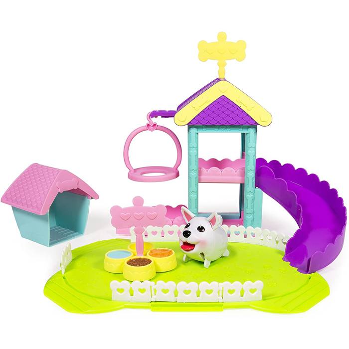NEWBOY CHUBBY PUPPIES ULTIMATE DOG PARK PLAYSET .