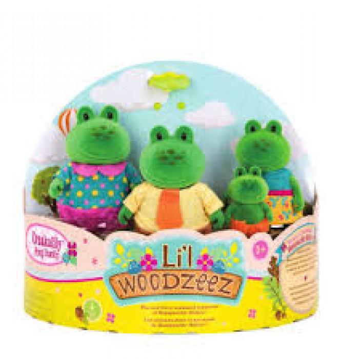 Li'l Woodzeez The Croakalily Frog Family with Storybook