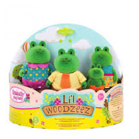 Li'l Woodzeez The Croakalily Frog Family with Storybook