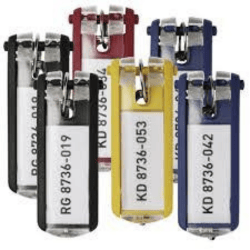 DURABLE KEY CLIP 1957 Set Of 6 Pc`s