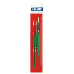MILAN BLISTER SCHOOL SET 3 BRUSHES 511 SERIES BWM10024