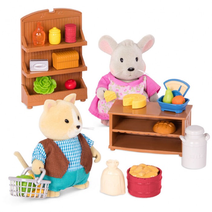 Li'l Woodzeez Grocery Store Accessory Set
