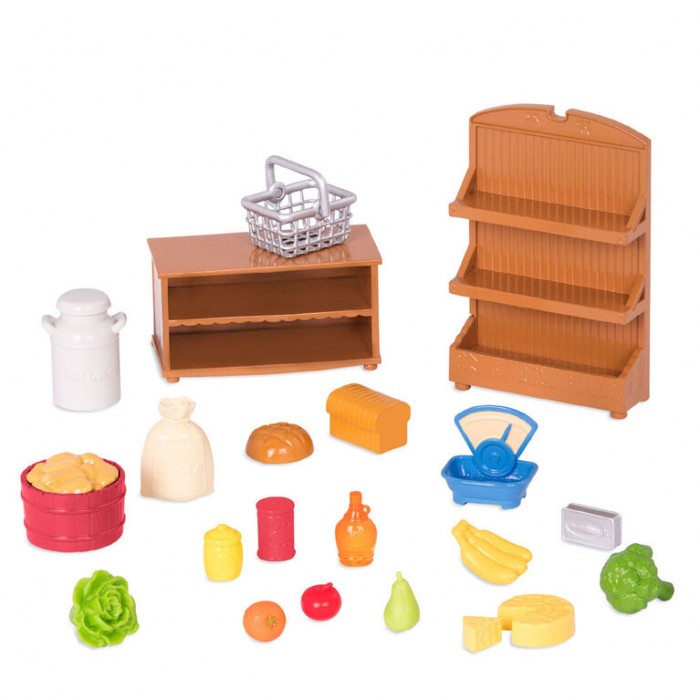 Li'l Woodzeez Grocery Store Accessory Set
