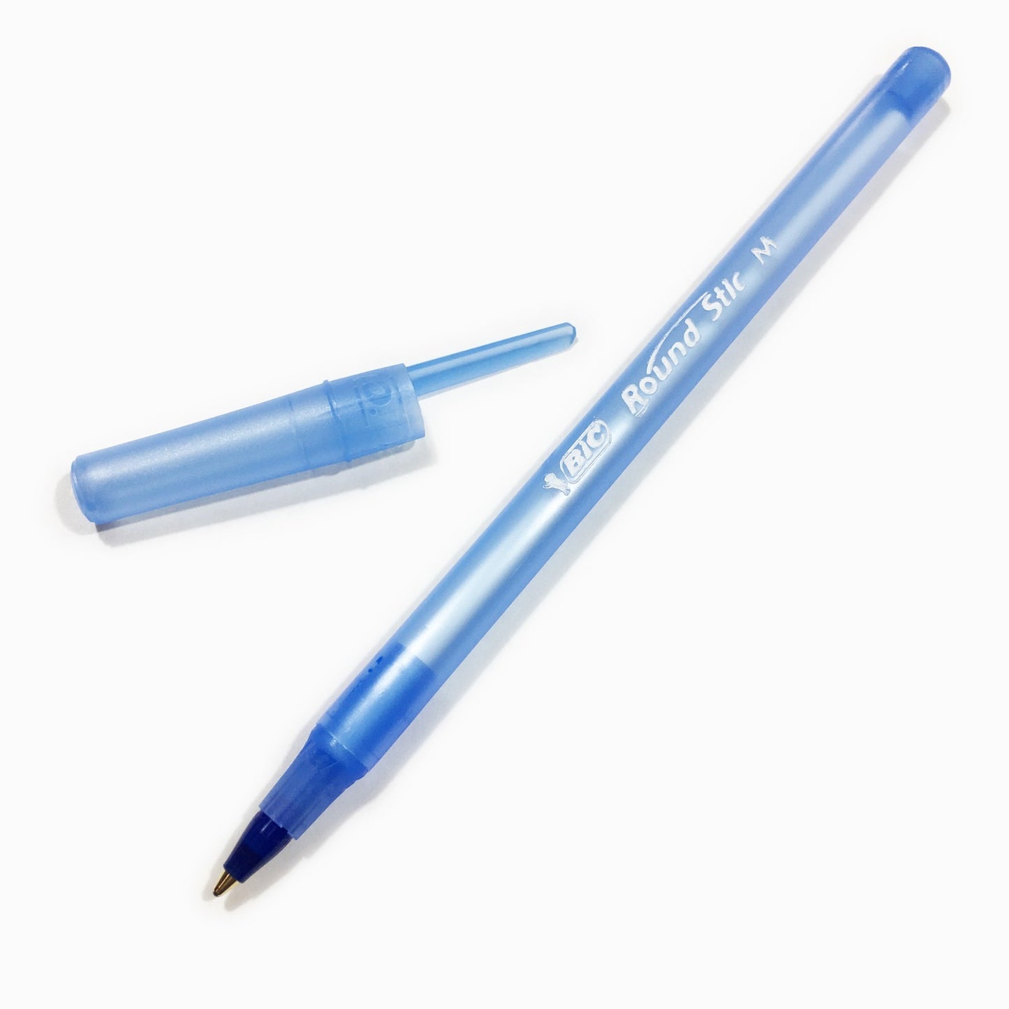 Bic round stick pen pkt/12