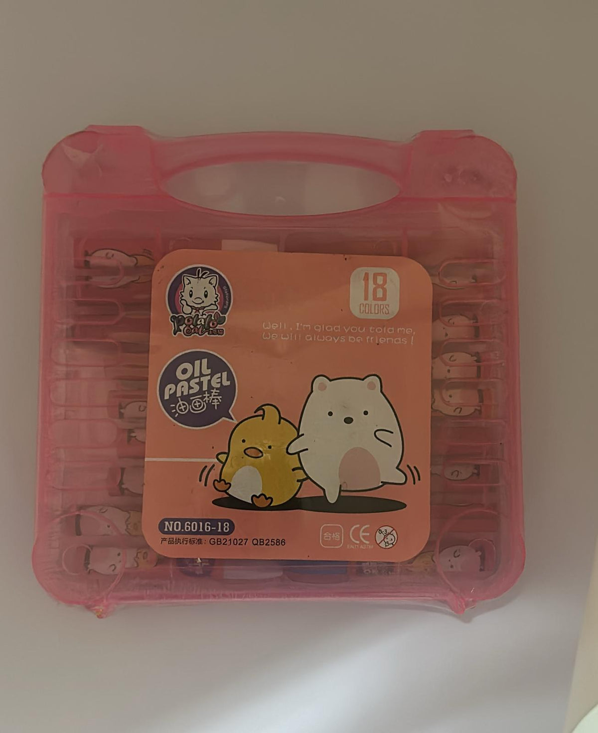 8PCS Oil Pastel PP BOX 6016-18