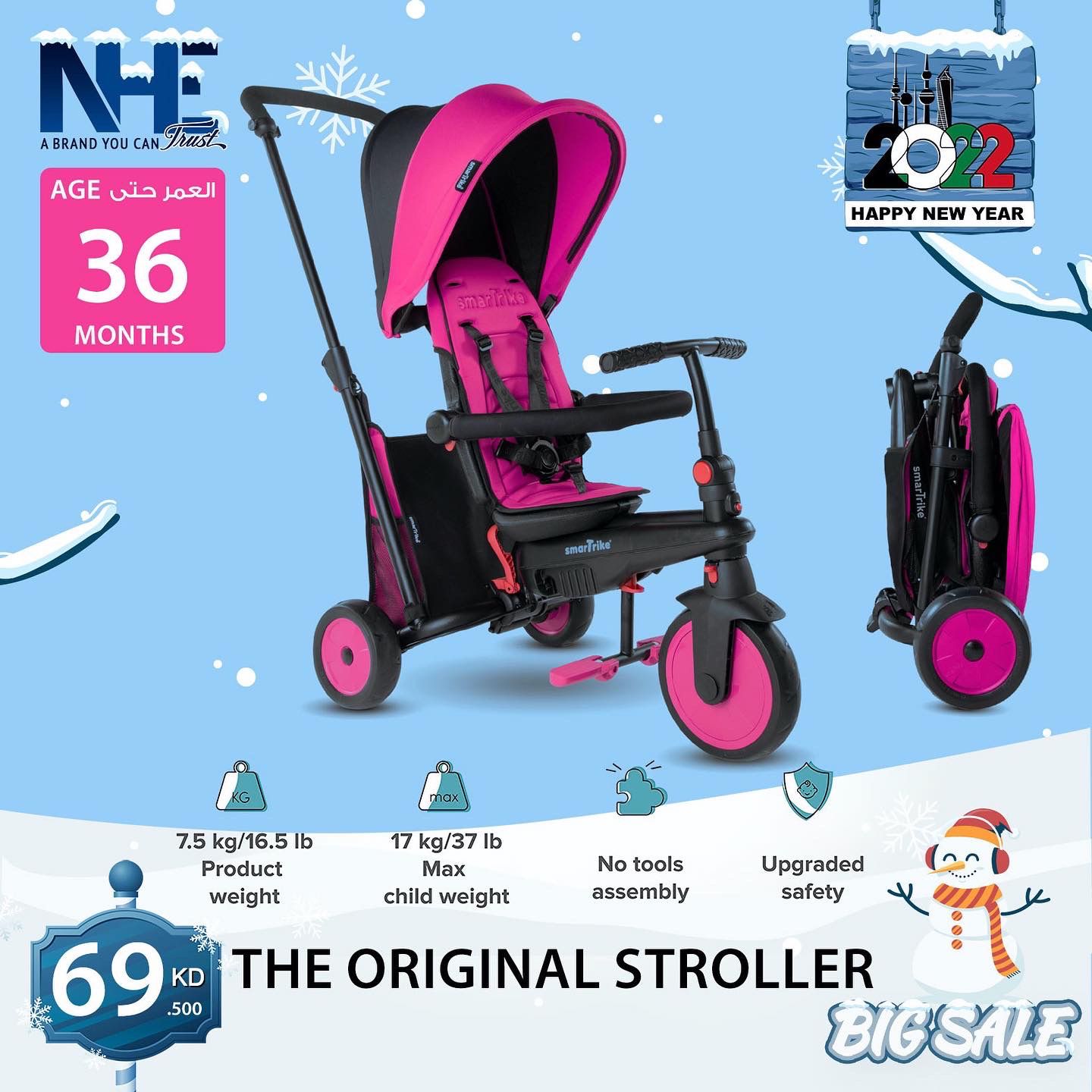 THE ORIGINAL STR 3 PLUS PINK