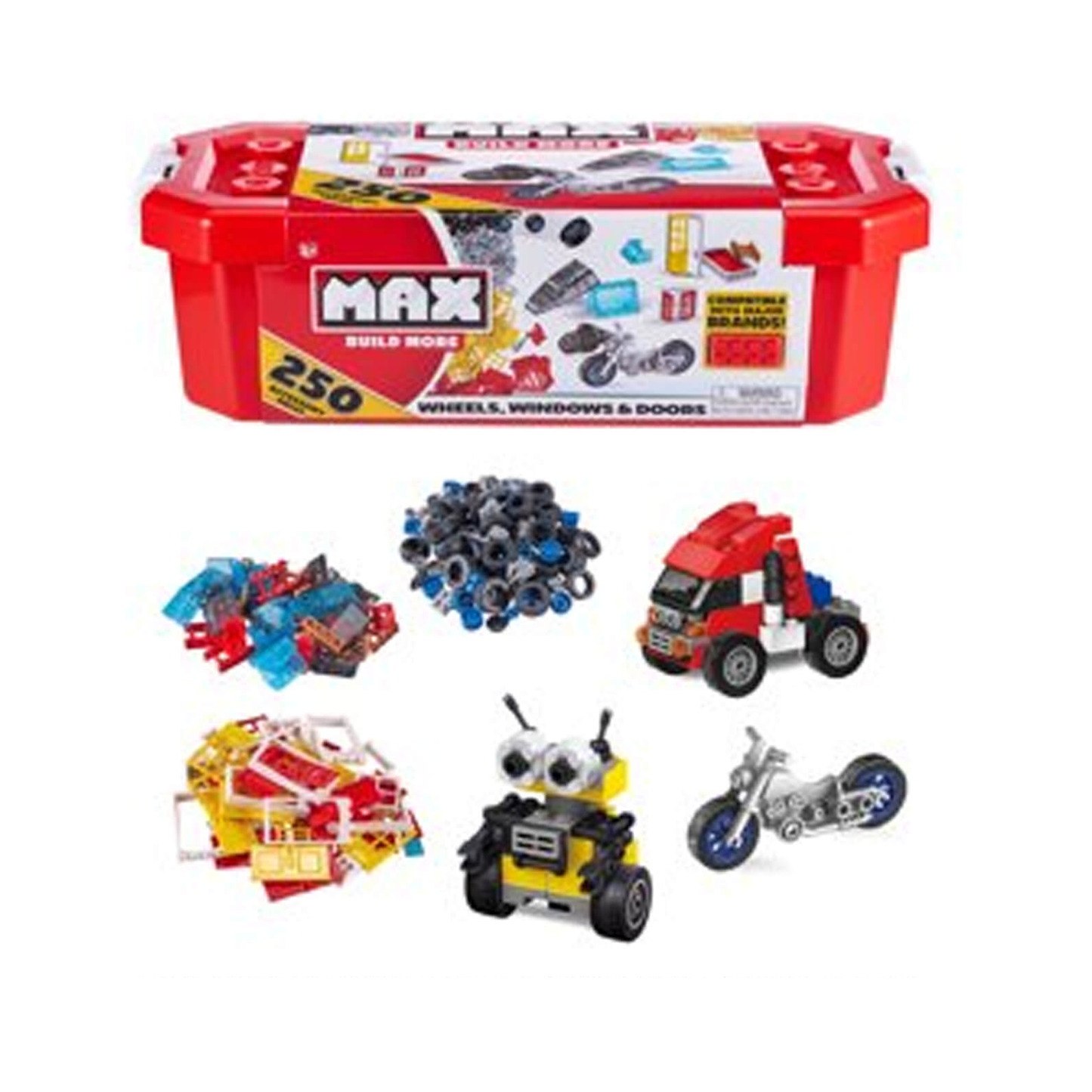 Max-CONSTRUCTION-Value Brick (253 Bricks) – original product photograph