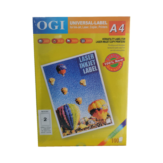 OGI LABEL 2 200X137 MM N12002 ROUNDED CORNERS – original product photograph