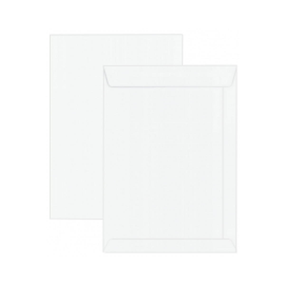 HISPAPEL ENVELOP WHITE 15" X 10" B17 PKT-250 – original product photograph