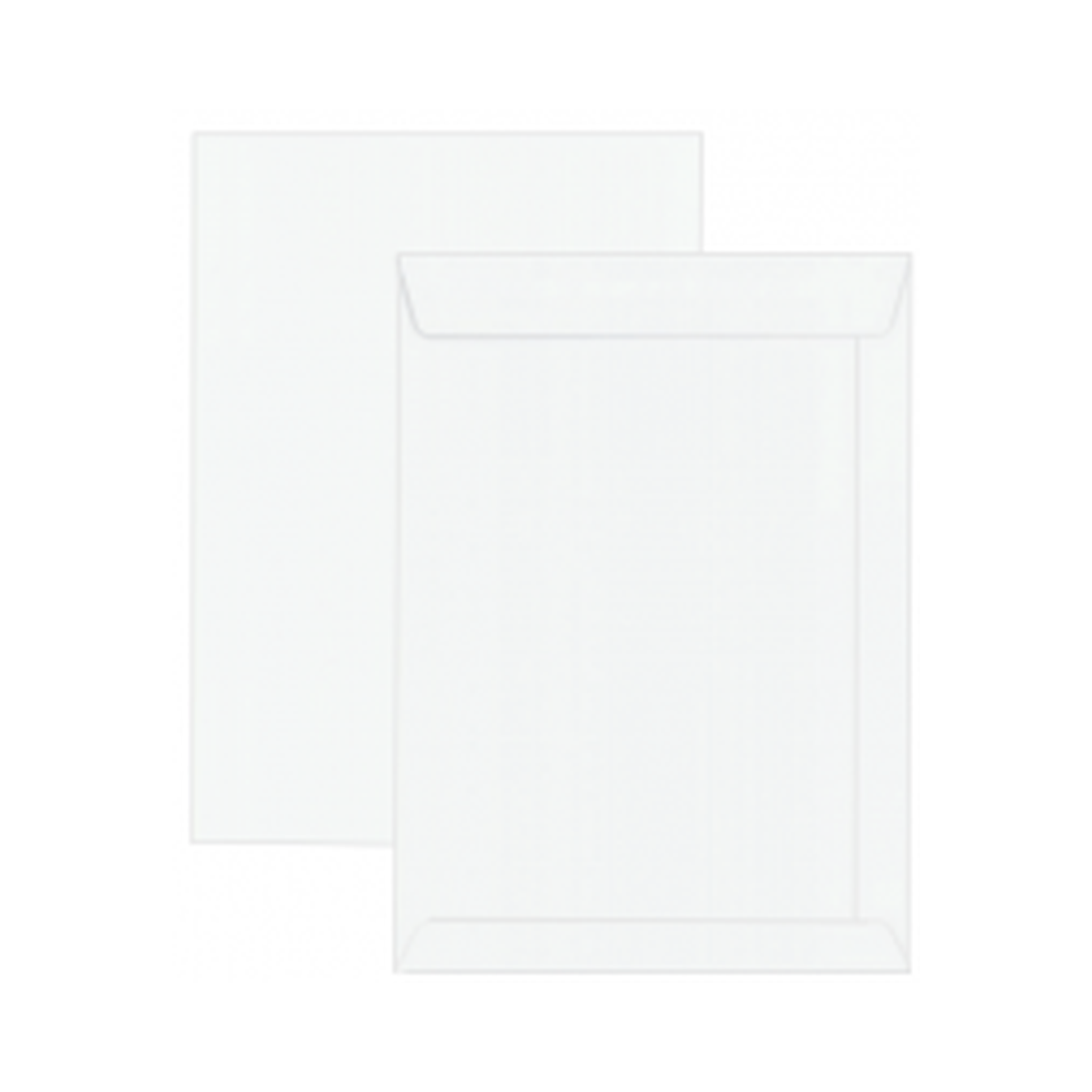 HISPAPEL ENVELOP WHITE 17.5" x 14.5" B21 BKT/250 – original product photograph