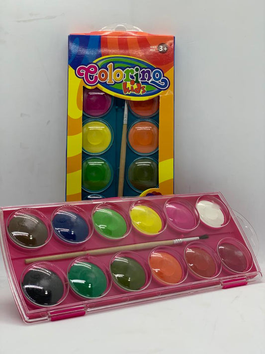 12PCS WATER COLOR CAKE BIG SIZE 3012