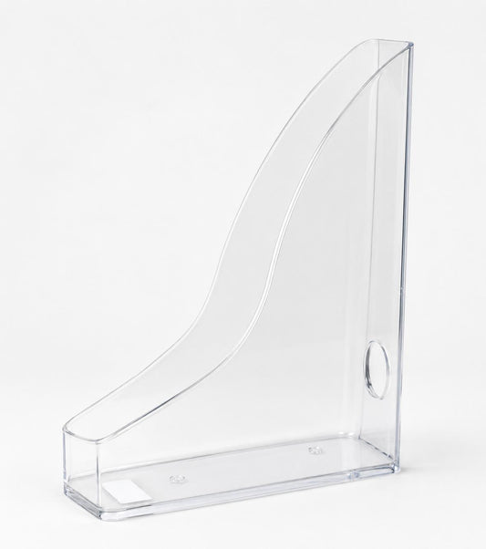 DURABLE MAGAZINE RACK TRANSPARENT