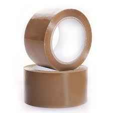 ACKING TAPE 2" CLEAR / BROWN 100 YRD MAHA