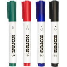 KORES WHITE BOARD MARKER ROUND TIP