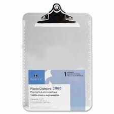MAHA PLASTIC CLIP BOARD NON TRANSPARENT 868