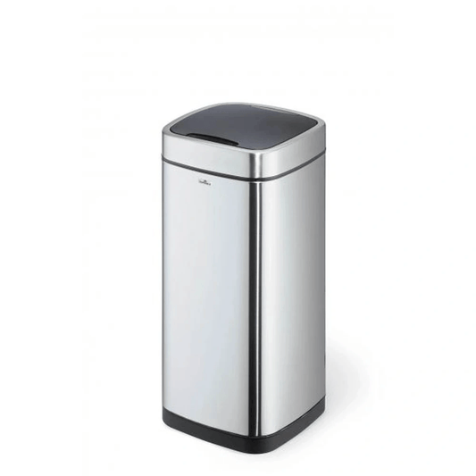 DURABLE NO TOUCH Sensor Trash Bin – 21L, Metallic Silver